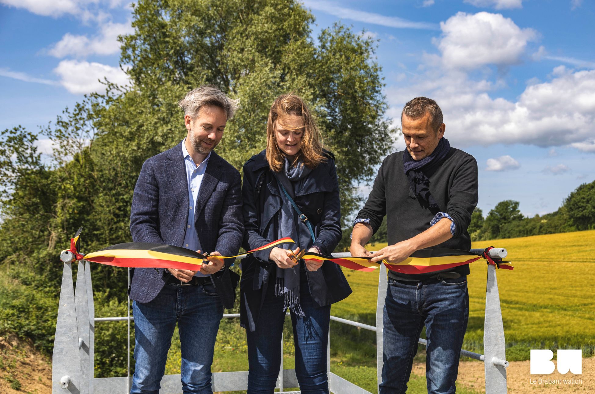 Inauguration d’une nouvelle Zone d’Expansion de Crue à Orp-Jauche