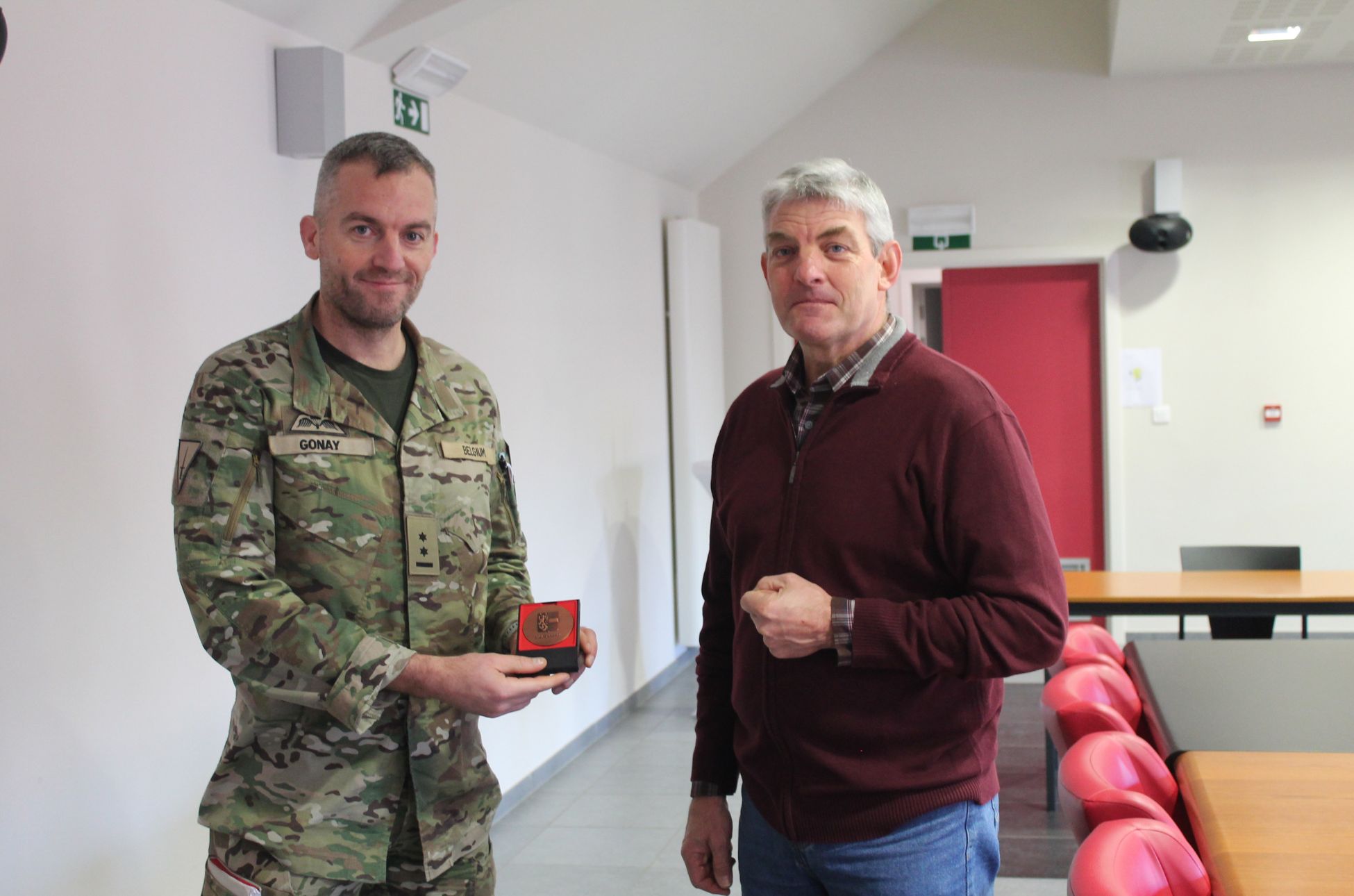 Visite officielle du nouveau Chef de Corps de l’unité filleule à Orp-Jauche