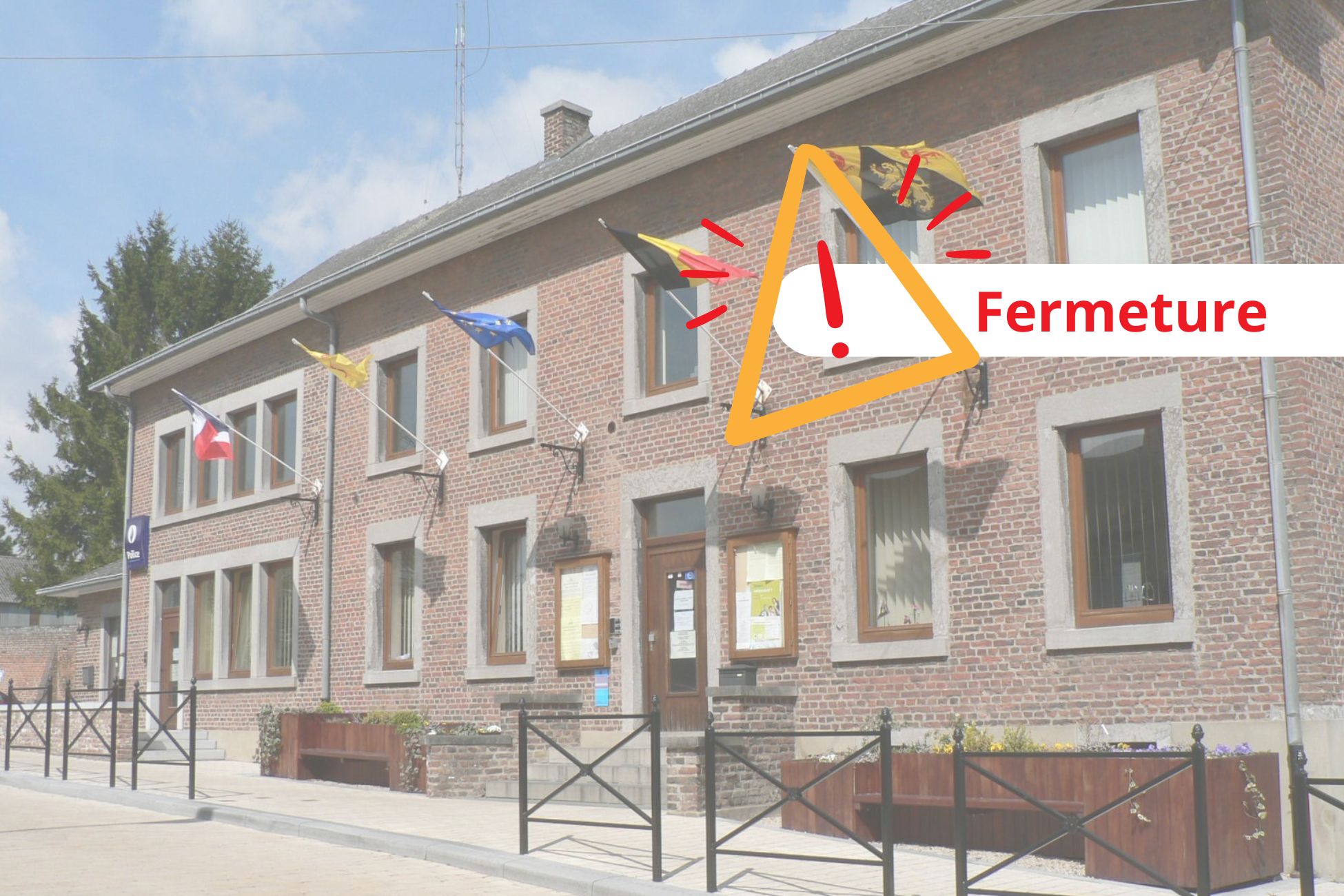 Fermeture de l’Administration communale les 9 et 10 mai